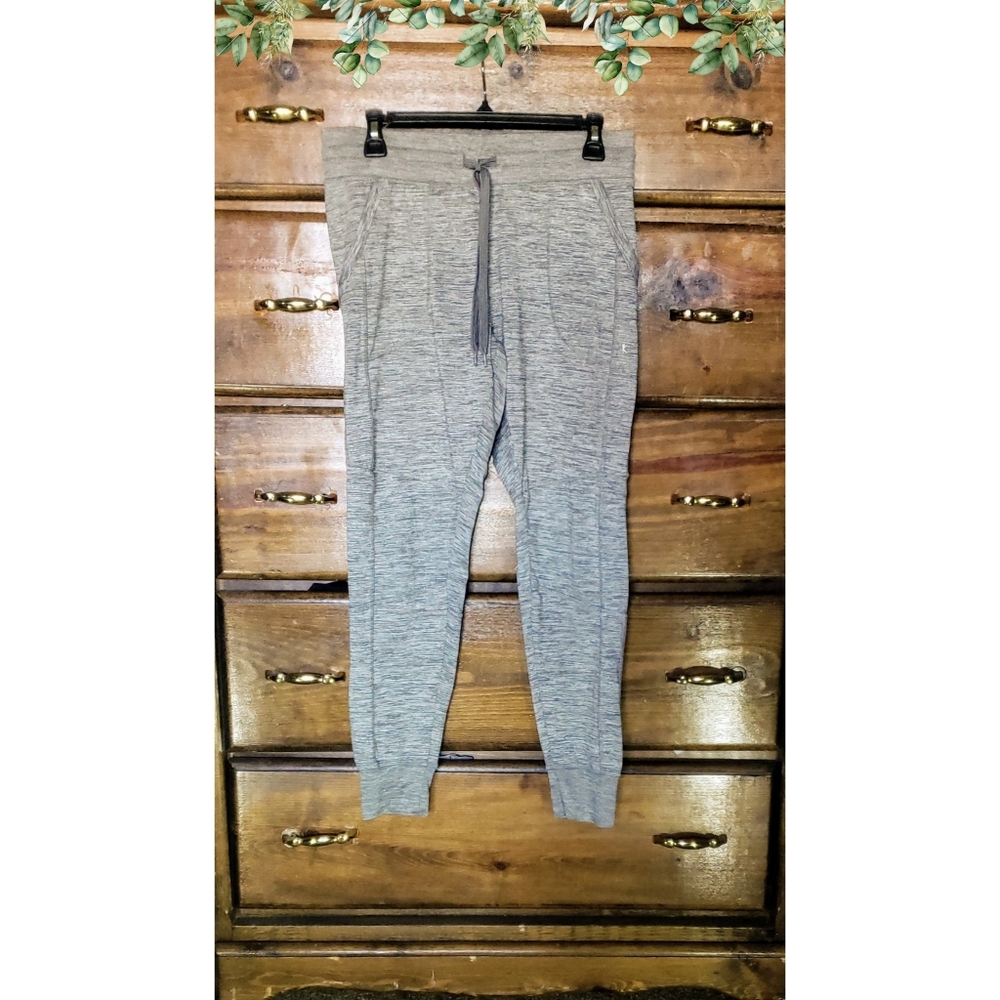 Danskin Now Heather Gray Joggers Women’s M | Comfy Lounge Athleisure Pants